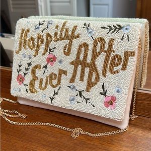 Beaded crossbody “Happily Ever After” clutch